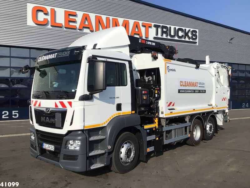 Camión de basura MAN TGS 26.360 Hiab 23 ton/meter laadkraan: foto 6