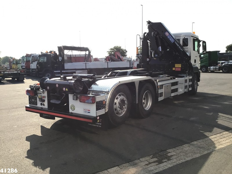 Multibasculante camión, Camión grúa MAN TGS 26.430 HMF 23 ton/meter laadkraan: foto 6