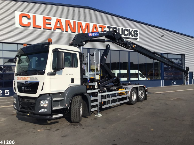 MAN TGS 26.430 HMF 23 ton/meter laadkraan - Multibasculante camión, Camión grúa: foto 1 MAN TGS 26.430 HMF 23 ton/meter laadkraan - Multibasculante camión, Camión grúa: foto 1
