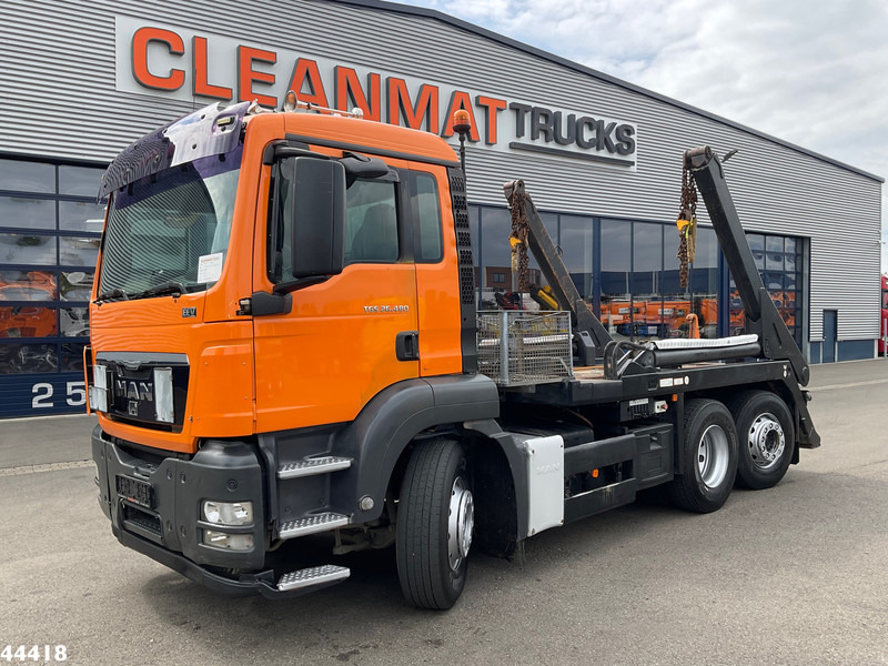MAN TGS 26.480 Euro 5 VDL 18 Ton portaalarmsysteem - Portacontenedor de cadenas camión: foto 1 MAN TGS 26.480 Euro 5 VDL 18 Ton portaalarmsysteem - Portacontenedor de cadenas camión: foto 1