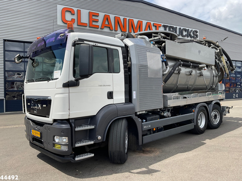MAN TGS 28.440 FFG Flensburger 12,5m³ Saug/Spul combi Waterrecycling - Limpieza de alcantarillado: foto 2 MAN TGS 28.440 FFG Flensburger 12,5m³ Saug/Spul combi Waterrecycling - Limpieza de alcantarillado: foto 2
