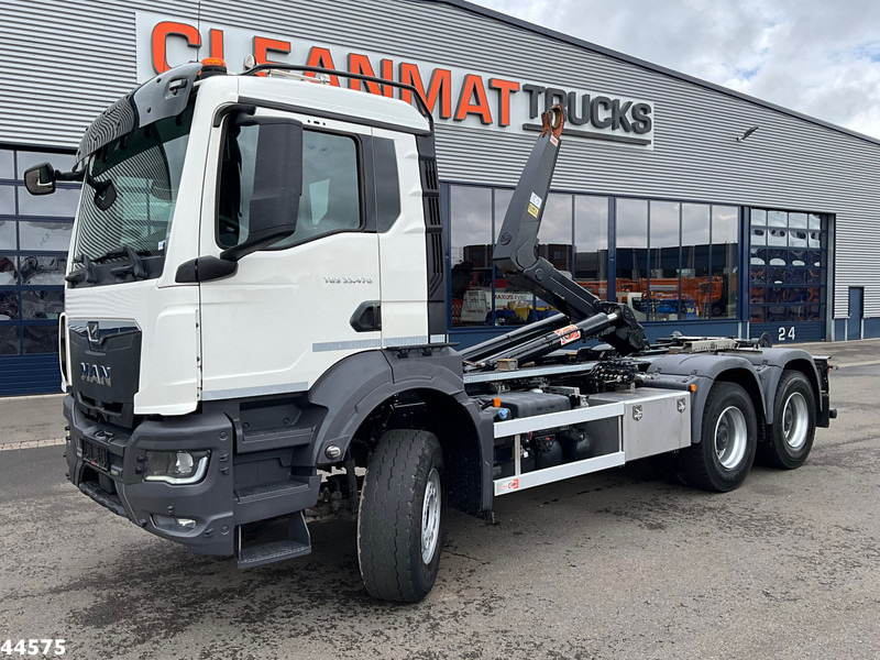 MAN TGS 33.470 6x4 Euro 6 Full Steel AJK 20 Ton haakarmsysteem - Multibasculante camión: foto 1 MAN TGS 33.470 6x4 Euro 6 Full Steel AJK 20 Ton haakarmsysteem - Multibasculante camión: foto 1