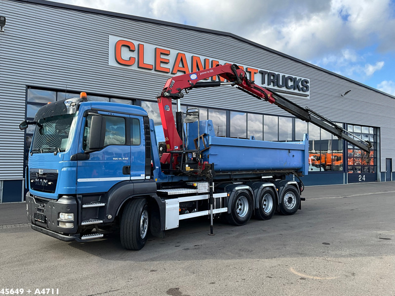 MAN TGS 35.440 8x4 HMF 17 Tonmeter laadkraan - Multibasculante camión: foto 1 MAN TGS 35.440 8x4 HMF 17 Tonmeter laadkraan - Multibasculante camión: foto 1