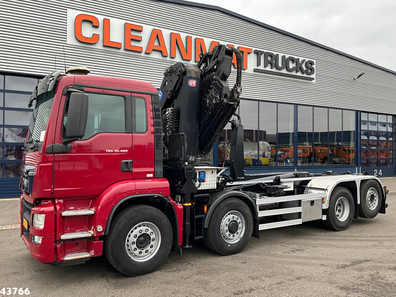 MAN TGS 35.480 8x4H Euro 6 HMF 40 Tonmeter laadkraan + Fly-Jib - Camión grúa: foto 2 MAN TGS 35.480 8x4H Euro 6 HMF 40 Tonmeter laadkraan + Fly-Jib - Camión grúa: foto 2