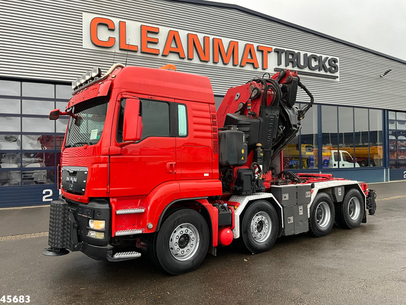 MAN TGS 41.480 8x4 ZF Intarder Fassi 130 Tonmeter laadkraan + Fly-JIb - Camión grúa: foto 2 MAN TGS 41.480 8x4 ZF Intarder Fassi 130 Tonmeter laadkraan + Fly-JIb - Camión grúa: foto 2
