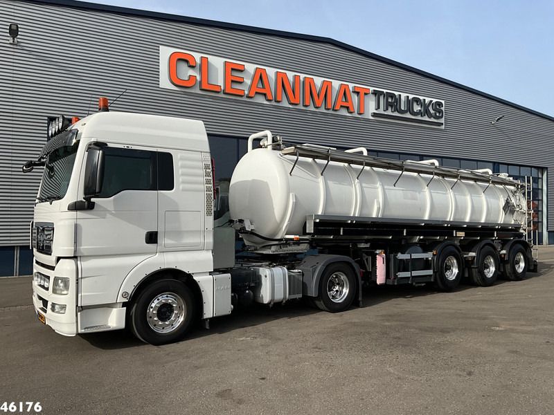 MAN TGX 18.400 ADR trekker + Burg met Bekker LaGram Vacuüm ADR opbouw 30m³ - Limpieza de alcantarillado: foto 2 MAN TGX 18.400 ADR trekker + Burg met Bekker LaGram Vacuüm ADR opbouw 30m³ - Limpieza de alcantarillado: foto 2