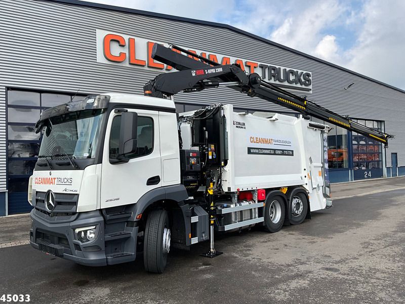 Mercedes-Benz Actros 2536 Hiab 23 Tonmeter laadkraan - Camión de basura: foto 1 Mercedes-Benz Actros 2536 Hiab 23 Tonmeter laadkraan - Camión de basura: foto 1