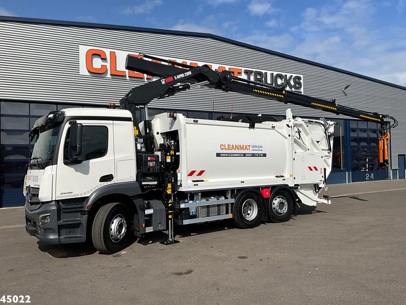Mercedes-Benz Actros 2536 Zoeller Hiab 23 Tonmeter laadkraan - Camión de basura: foto 1 Mercedes-Benz Actros 2536 Zoeller Hiab 23 Tonmeter laadkraan - Camión de basura: foto 1
