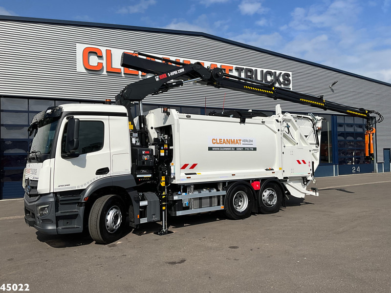 Mercedes-Benz Actros 2536 Zoeller Hiab 23 Tonmeter laadkraan - Camión de basura: foto 1 Mercedes-Benz Actros 2536 Zoeller Hiab 23 Tonmeter laadkraan - Camión de basura: foto 1