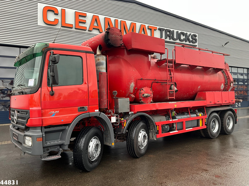 Mercedes-Benz Actros 4141 8x4 RVS Naaktgeboren drogestoffen Just 99.291 km! - Limpieza de alcantarillado: foto 5 Mercedes-Benz Actros 4141 8x4 RVS Naaktgeboren drogestoffen Just 99.291 km! - Limpieza de alcantarillado: foto 5