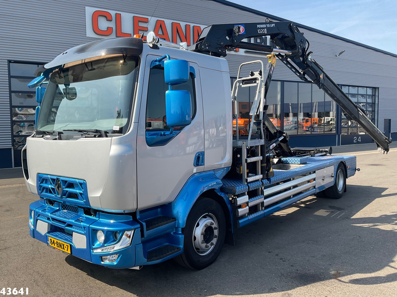 Renault D 240 Euro 6 HMF 10 Tonmeter laadkraan Just 66.850 km! - Multibasculante camión, Camión grúa: foto 1 Renault D 240 Euro 6 HMF 10 Tonmeter laadkraan Just 66.850 km! - Multibasculante camión, Camión grúa: foto 1