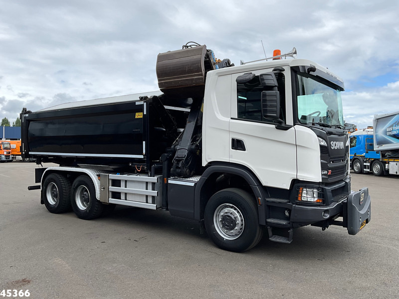 Scania G 410 6x6 Euro 6 Palfinger 17 Tonmeter Z-kraan - Volquete camión, Camión grúa: foto 4 Scania G 410 6x6 Euro 6 Palfinger 17 Tonmeter Z-kraan - Volquete camión, Camión grúa: foto 4