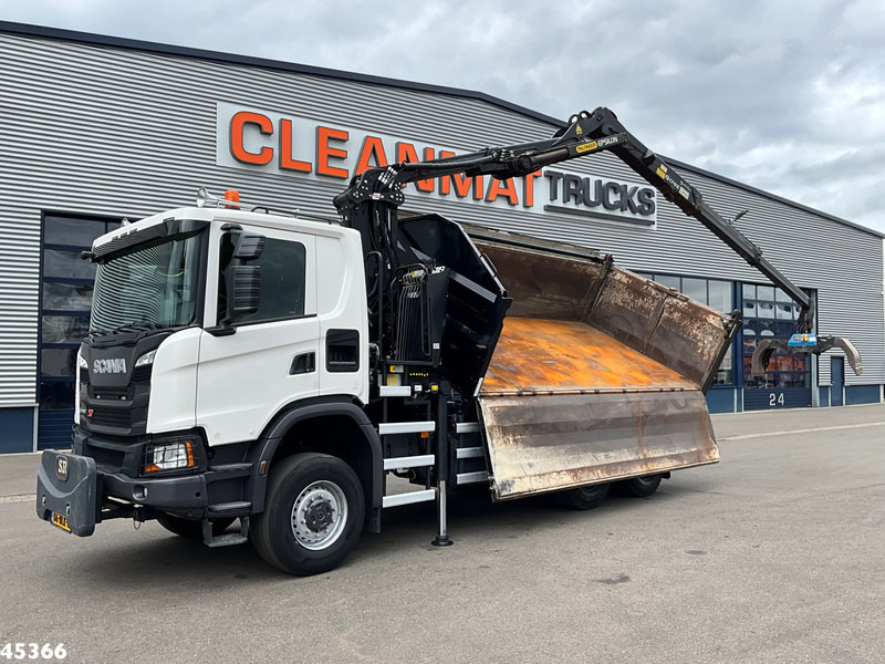 Scania G 410 6x6 Euro 6 Palfinger 17 Tonmeter Z-kraan - Volquete camión, Camión grúa: foto 2 Scania G 410 6x6 Euro 6 Palfinger 17 Tonmeter Z-kraan - Volquete camión, Camión grúa: foto 2