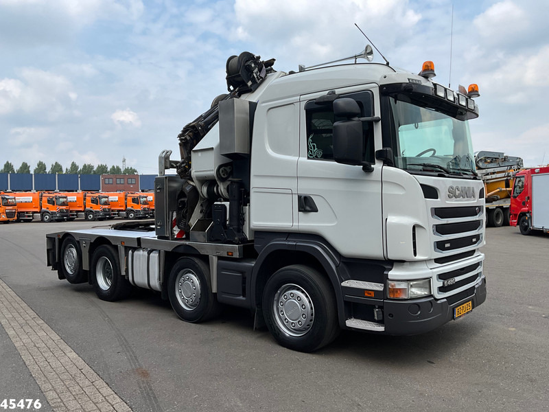 Scania G 480 HMF 85 Tonmeter laadkraan + Fly-Jib - Camión grúa: foto 4 Scania G 480 HMF 85 Tonmeter laadkraan + Fly-Jib - Camión grúa: foto 4