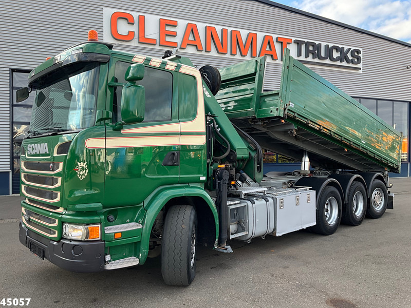 Scania G 490 8x4 Euro 6 Hiab 24 Tonmeter laadkraan - Volquete camión, Camión grúa: foto 3 Scania G 490 8x4 Euro 6 Hiab 24 Tonmeter laadkraan - Volquete camión, Camión grúa: foto 3