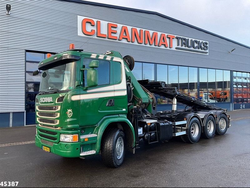 Scania G 490 8x4 Euro 6 Hiab 24 Tonmeter laadkraan - Camión con equipo de cable: foto 3 Scania G 490 8x4 Euro 6 Hiab 24 Tonmeter laadkraan - Camión con equipo de cable: foto 3