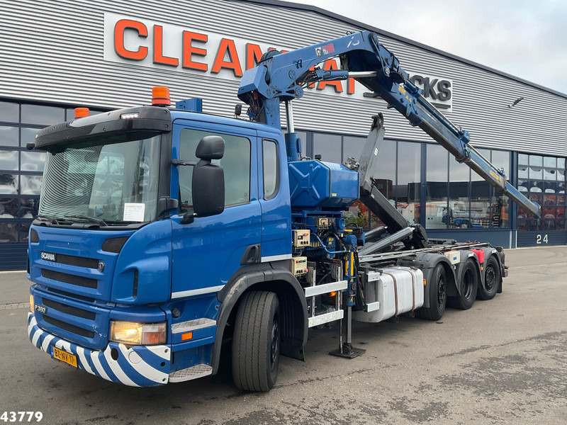Scania P 360 8x2 Hiab 21 Tonmeter laadkraan - Multibasculante camión, Camión grúa: foto 1 Scania P 360 8x2 Hiab 21 Tonmeter laadkraan - Multibasculante camión, Camión grúa: foto 1