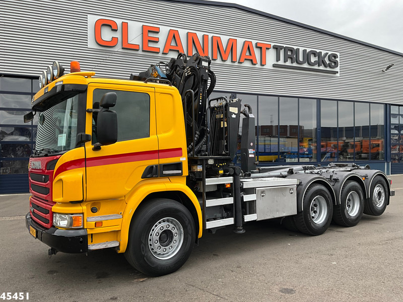 Scania P 410 8x4 Euro 6 Palfinger 14 Tonmeter Z-kraan - Multibasculante camión, Camión grúa: foto 2 Scania P 410 8x4 Euro 6 Palfinger 14 Tonmeter Z-kraan - Multibasculante camión, Camión grúa: foto 2