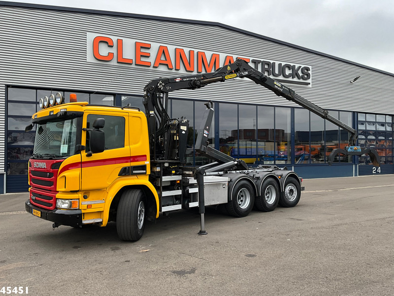Scania P 410 8x4 Euro 6 Palfinger 14 Tonmeter Z-kraan - Multibasculante camión, Camión grúa: foto 1 Scania P 410 8x4 Euro 6 Palfinger 14 Tonmeter Z-kraan - Multibasculante camión, Camión grúa: foto 1
