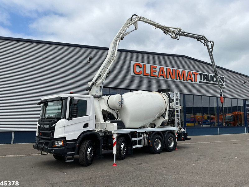 Scania P 450 XT 8x4 Euro 6 Retarder CIFA 7m³ Mixer + Pumi Pump 25 m³ NEW & UNUSED! - Camión hormigonera: foto 1 Scania P 450 XT 8x4 Euro 6 Retarder CIFA 7m³ Mixer + Pumi Pump 25 m³ NEW & UNUSED! - Camión hormigonera: foto 1