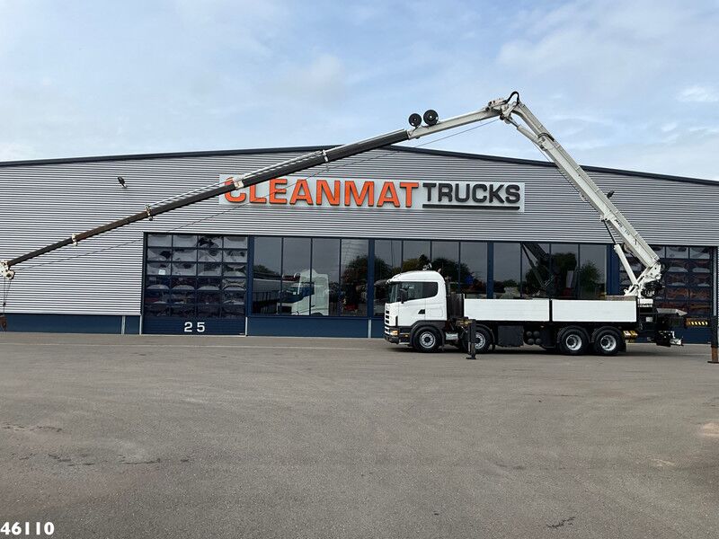 Scania R 144 8x4 Retarder MKG 55 Tonmeter Dachdecker Kran - Camión grúa: foto 1 Scania R 144 8x4 Retarder MKG 55 Tonmeter Dachdecker Kran - Camión grúa: foto 1