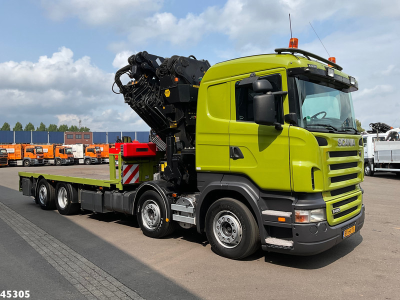 Scania R 420 8x2 manual Palfinger 85 Tonmeter laadkraan + Fly-Jib - Camión grúa: foto 4 Scania R 420 8x2 manual Palfinger 85 Tonmeter laadkraan + Fly-Jib - Camión grúa: foto 4