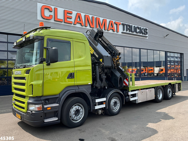Scania R 420 8x2 manual Palfinger 85 Tonmeter laadkraan + Fly-Jib - Camión grúa: foto 2 Scania R 420 8x2 manual Palfinger 85 Tonmeter laadkraan + Fly-Jib - Camión grúa: foto 2