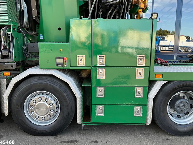 Camión grúa Scania R 490 8x4 Euro 6 Effer 140 Tonmeter laadkraan + Fly-Jib Just 283.508 km: foto 11