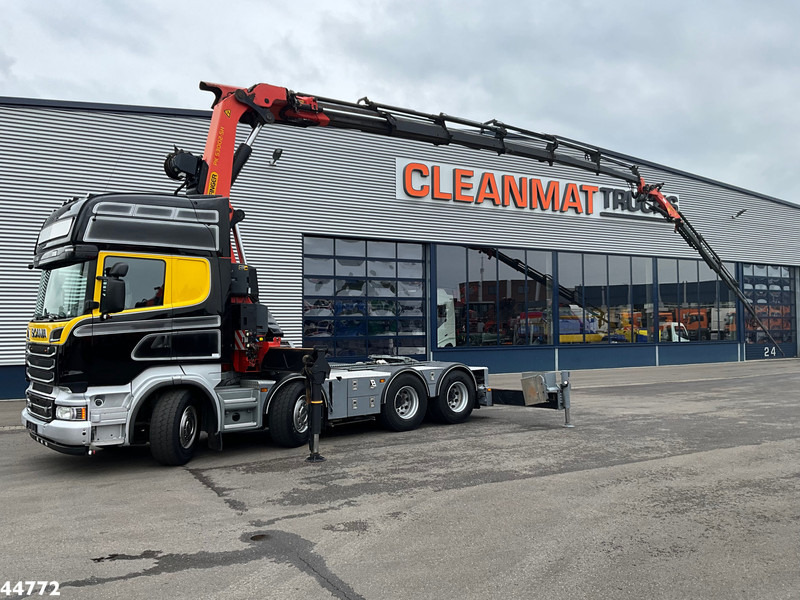 Camión grúa Scania R500 8x4 V8 Retarder Palfinger 53 Tonmeter laadkraan + Fly-Jib: foto 7