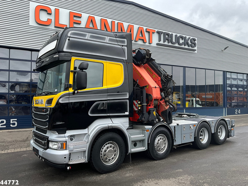 Camión grúa Scania R500 8x4 V8 Retarder Palfinger 53 Tonmeter laadkraan + Fly-Jib: foto 8