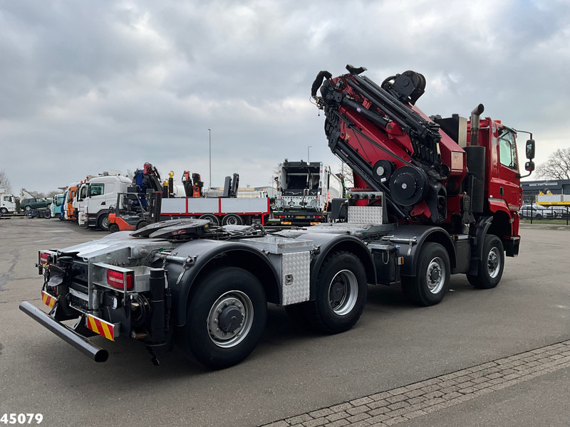 Camión grúa Tatra T 158 8x6 Euro 6 HMF 85 Tonmeter laadkraan + Fly-Jib Just 147.844 km!: foto 12