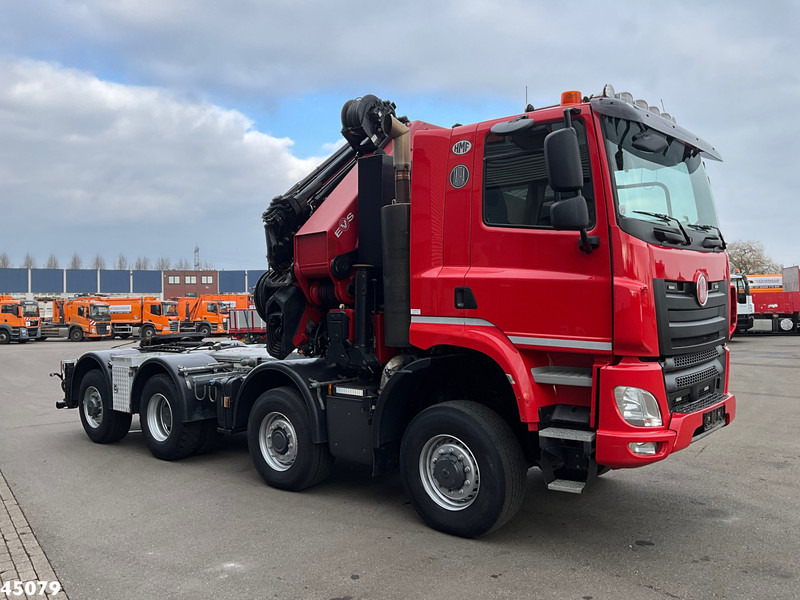 Camión grúa Tatra T 158 8x6 Euro 6 HMF 85 Tonmeter laadkraan + Fly-Jib Just 147.844 km!: foto 10