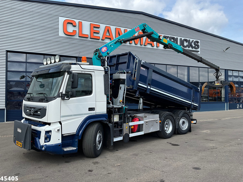 Volvo FM 330 6x2/6x4 Hydrodrive HMF 16 Tonmeter Z-kraan - Volquete camión, Camión grúa: foto 1 Volvo FM 330 6x2/6x4 Hydrodrive HMF 16 Tonmeter Z-kraan - Volquete camión, Camión grúa: foto 1