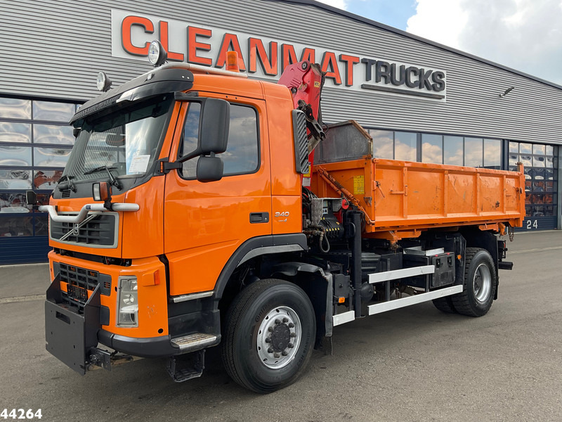 Volvo FM 340 4x4 Palfinger 10 Tonmeter laadkraan Manual Full steel - Volquete camión, Camión grúa: foto 2 Volvo FM 340 4x4 Palfinger 10 Tonmeter laadkraan Manual Full steel - Volquete camión, Camión grúa: foto 2