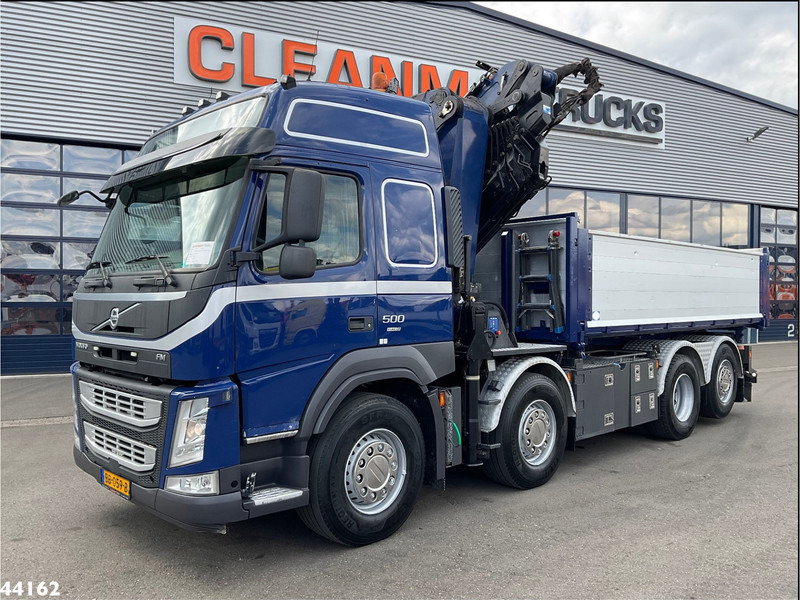 Volvo FM 500 Euro 6 HMF 50 Tonmeter laadkraan + Fly-Jib - Volquete camión, Camión grúa: foto 4 Volvo FM 500 Euro 6 HMF 50 Tonmeter laadkraan + Fly-Jib - Volquete camión, Camión grúa: foto 4