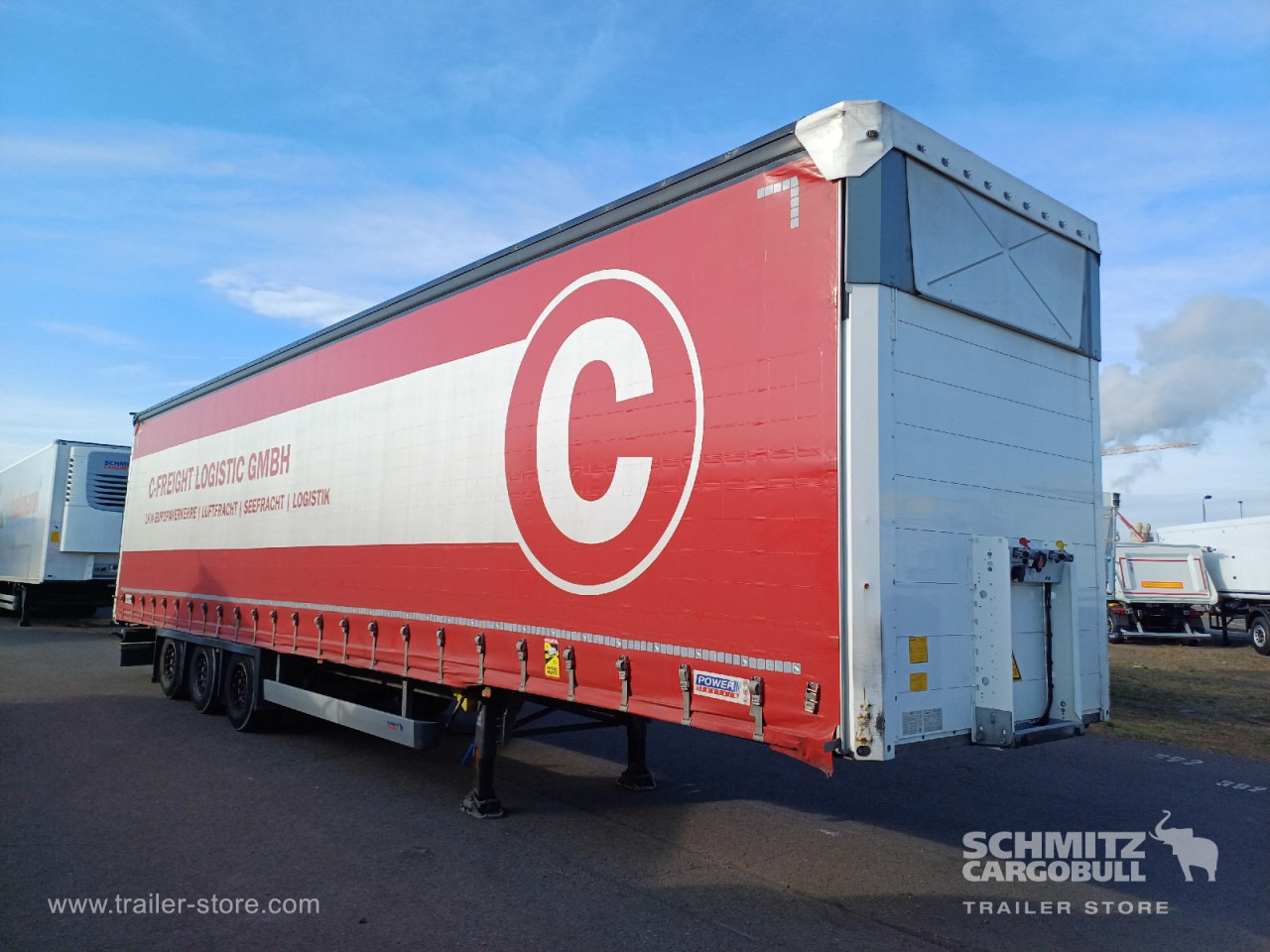 SCHMITZ Auflieger Curtainsider Mega - Semirremolque lona: foto 1 SCHMITZ Auflieger Curtainsider Mega - Semirremolque lona: foto 1