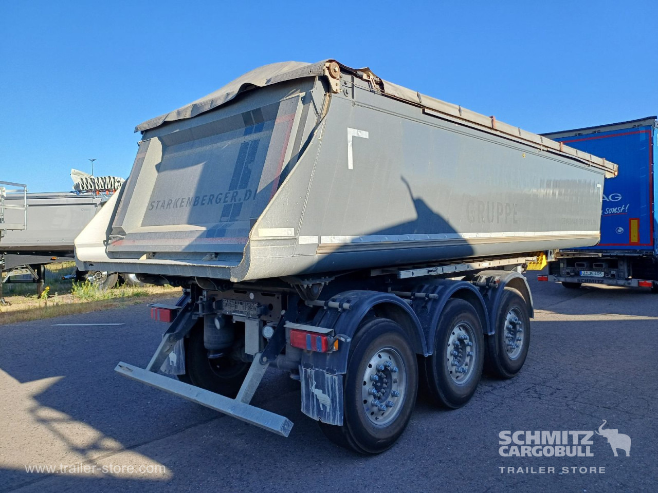 Volquete semirremolque SCHMITZ Auflieger Kipper Alukastenmulde 24m³: foto 8