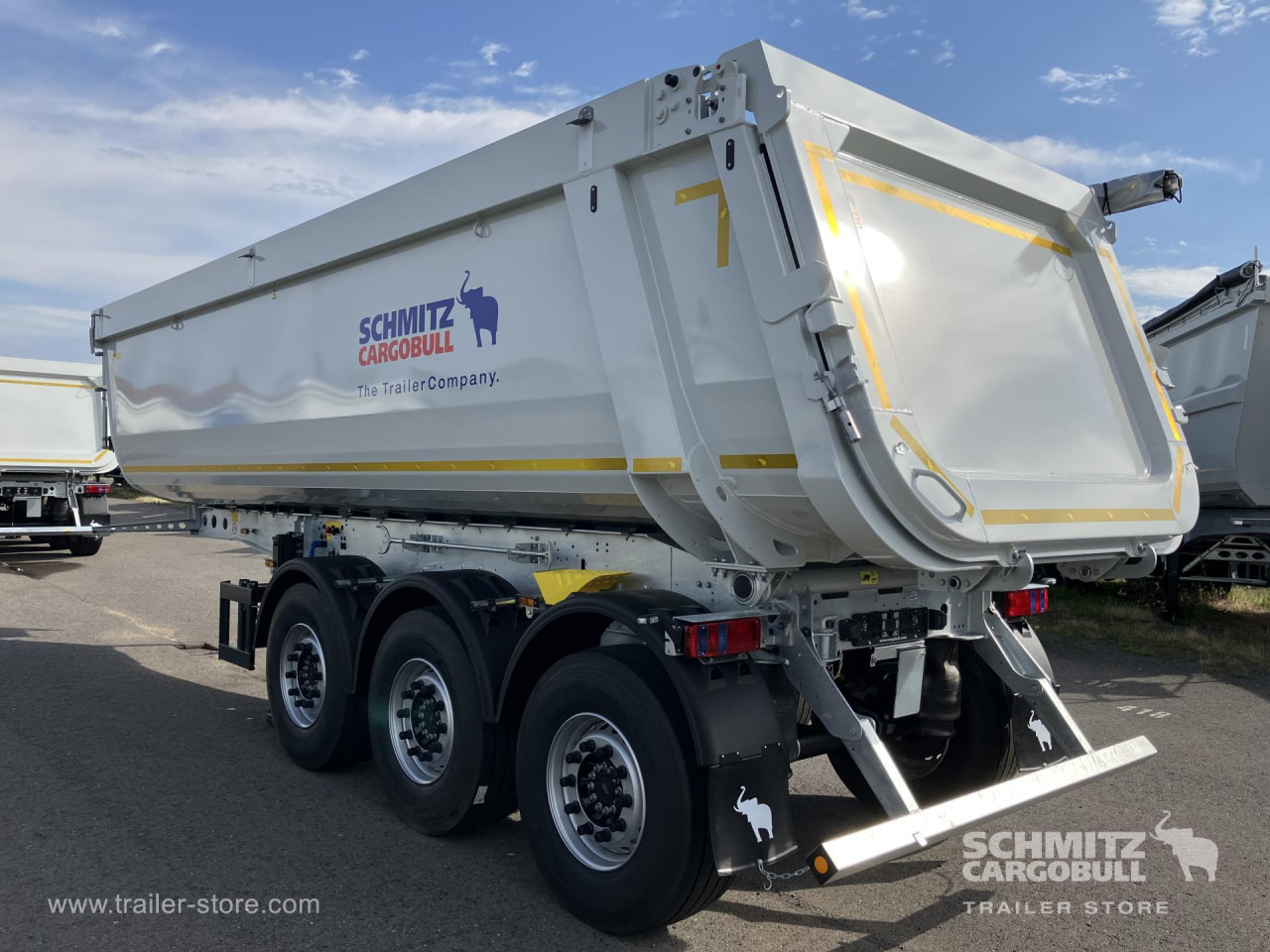 SCHMITZ Auflieger Kipper Stahlrundmulde 29m³ - Volquete semirremolque: foto 4 SCHMITZ Auflieger Kipper Stahlrundmulde 29m³ - Volquete semirremolque: foto 4