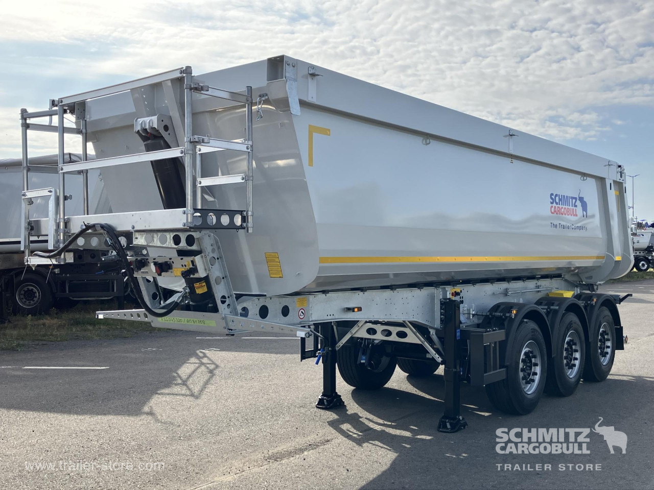 SCHMITZ Auflieger Kipper Stahlrundmulde 29m³ - Volquete semirremolque: foto 5 SCHMITZ Auflieger Kipper Stahlrundmulde 29m³ - Volquete semirremolque: foto 5
