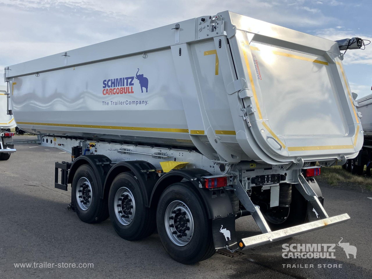 SCHMITZ Auflieger Kipper Stahlrundmulde 29m³ - Volquete semirremolque: foto 5 SCHMITZ Auflieger Kipper Stahlrundmulde 29m³ - Volquete semirremolque: foto 5