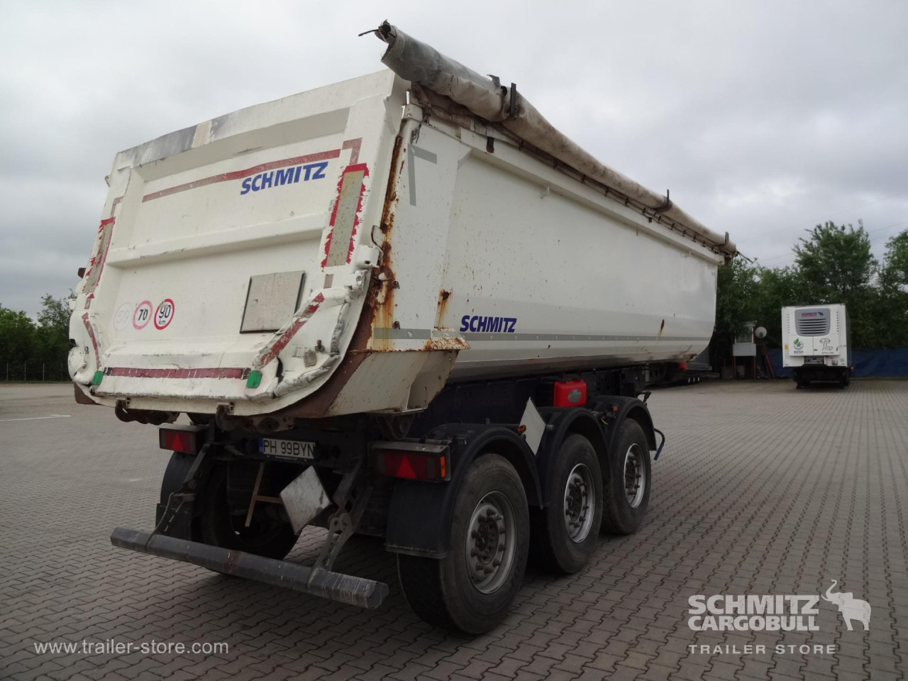 SCHMITZ Tipper Steel half pipe body 28m³ - Volquete semirremolque: foto 3 SCHMITZ Tipper Steel half pipe body 28m³ - Volquete semirremolque: foto 3