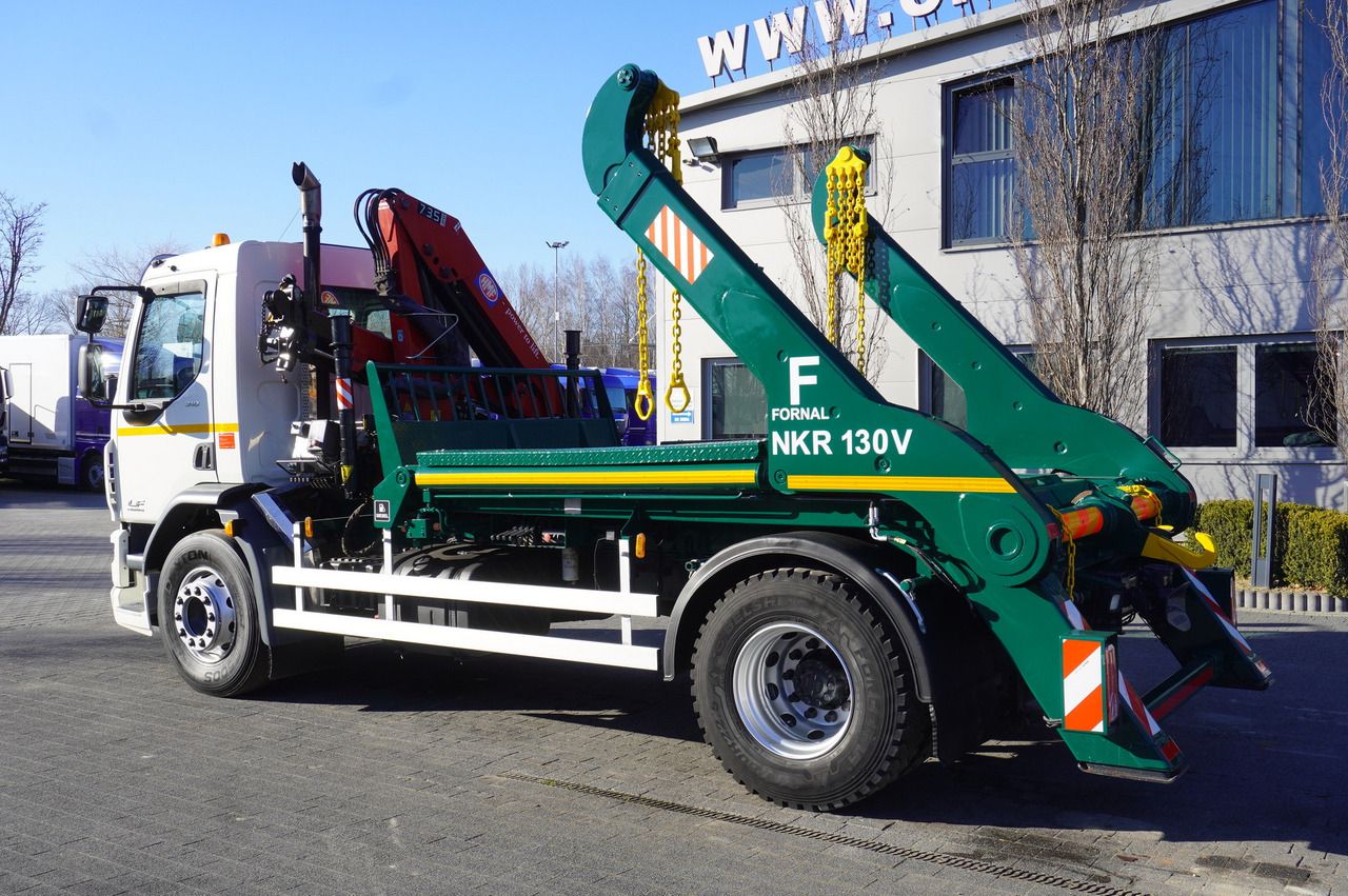 DAF LF 18.310 E6 / Skip loader Fornal NKR 130V / HDS HMF 735 K2 / Manual gearbox - Portacontenedor de cadenas camión, Camión grúa: foto 5 DAF LF 18.310 E6 / Skip loader Fornal NKR 130V / HDS HMF 735 K2 / Manual gearbox - Portacontenedor de cadenas camión, Camión grúa: foto 5