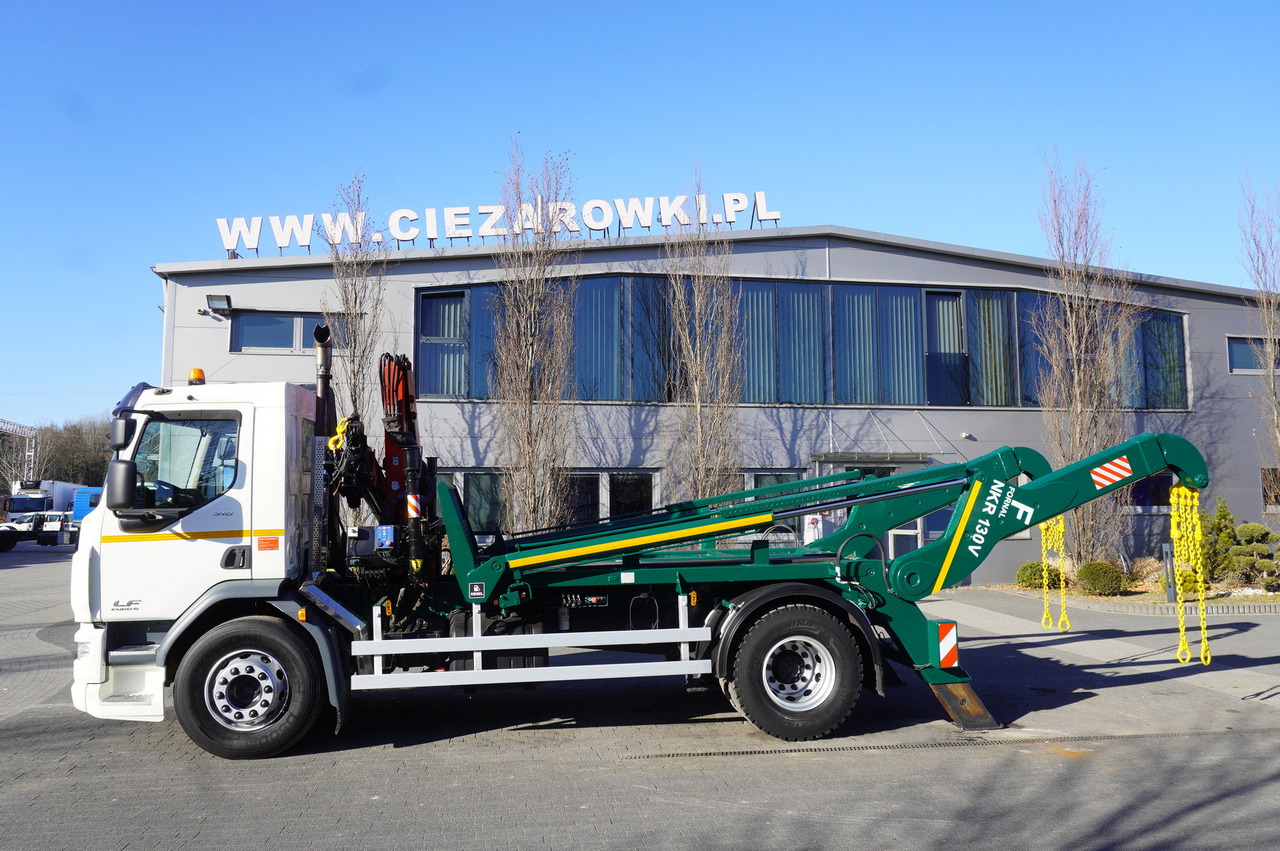 DAF LF 18.310 E6 / Skip loader Fornal NKR 130V / HDS HMF 735 K2 / Manual gearbox - Multibasculante camión, Camión grúa: foto 3 DAF LF 18.310 E6 / Skip loader Fornal NKR 130V / HDS HMF 735 K2 / Manual gearbox - Multibasculante camión, Camión grúa: foto 3