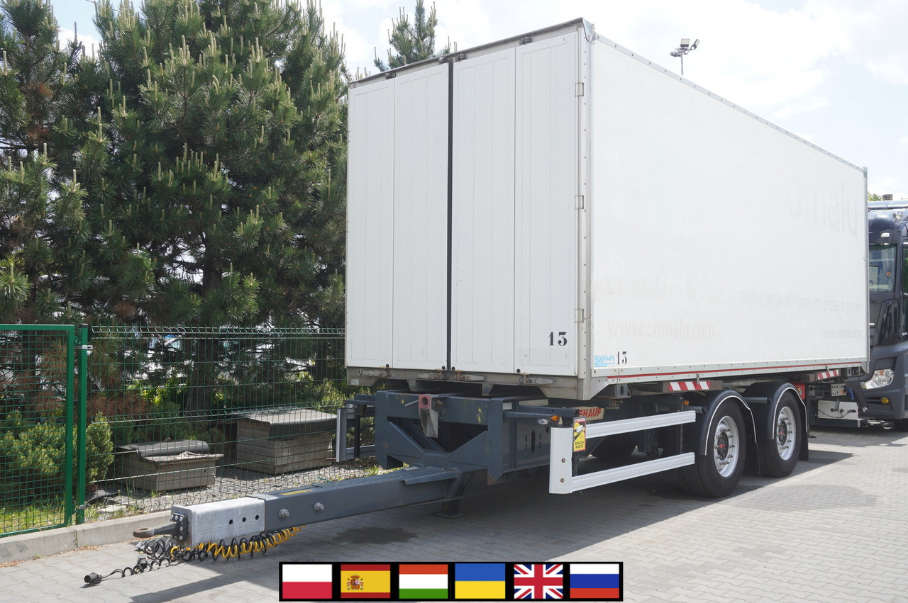 Fruehauf passthrough box trailer 18 EPAL / 2021 / SAF axles - Caja cerrada remolque: foto 1 Fruehauf passthrough box trailer 18 EPAL / 2021 / SAF axles - Caja cerrada remolque: foto 1