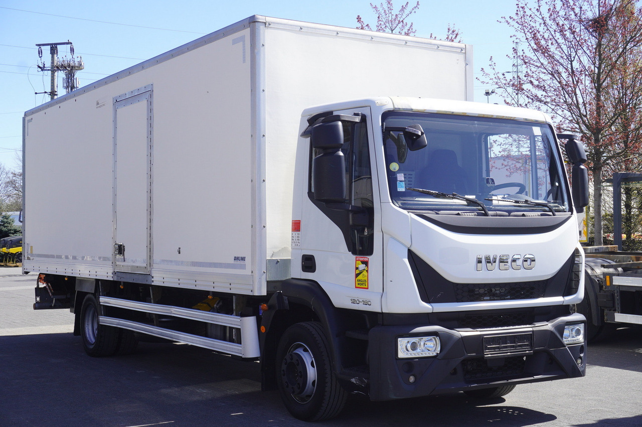 Camión caja cerrada IVECO 120-190 / 160 thousand km !!! / Box 18 EPAL / Dhollandia lift 1500 kg: foto 9