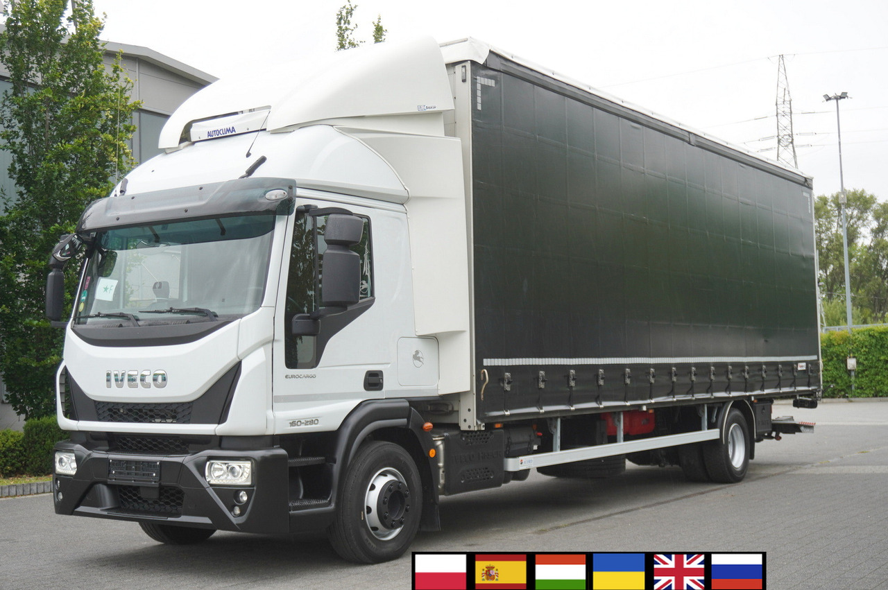IVECO Eurocargo ML 160E28 E6 Glob / Curtainsider 21 EPAL / 2023 / 2 identical units - Volquete camión: foto 1 IVECO Eurocargo ML 160E28 E6 Glob / Curtainsider 21 EPAL / 2023 / 2 identical units - Volquete camión: foto 1