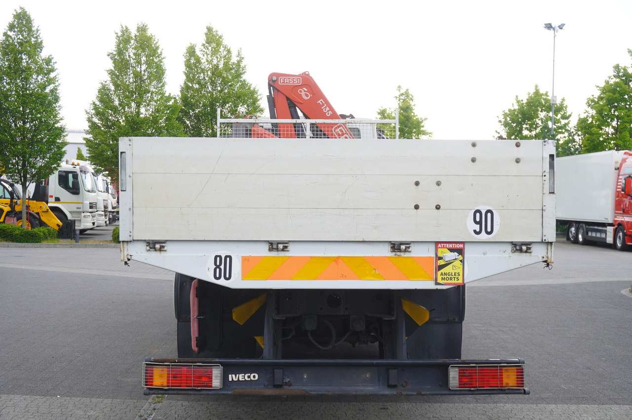 Camión caja abierta, Camión grúa IVECO STRALIS 19.310 E6 / Flatbed 19 EPAL / FASSI F135 / 225 MTH! / 5.7 T: foto 8