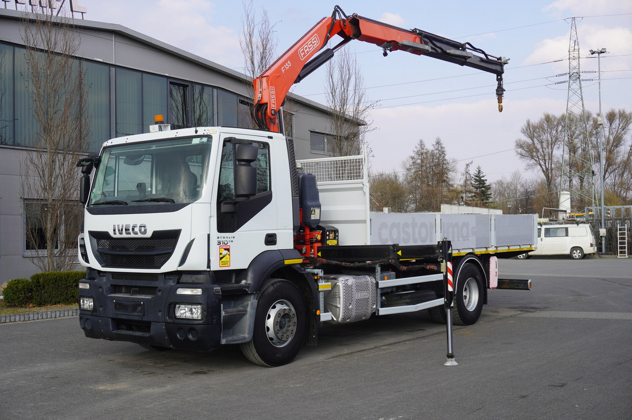 IVECO STRALIS 310 E6 / HDS FASSI 155 6.2 T / 250 thousand km - Camión caja abierta, Camión grúa: foto 1 IVECO STRALIS 310 E6 / HDS FASSI 155 6.2 T / 250 thousand km - Camión caja abierta, Camión grúa: foto 1