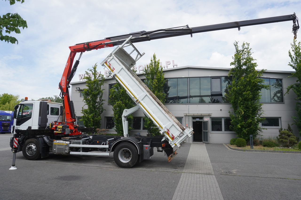 IVECO STRALIS 330 E6 / FASSI 195A 8.5 T / 3-side tipper - Volquete camión, Camión grúa: foto 4 IVECO STRALIS 330 E6 / FASSI 195A 8.5 T / 3-side tipper - Volquete camión, Camión grúa: foto 4