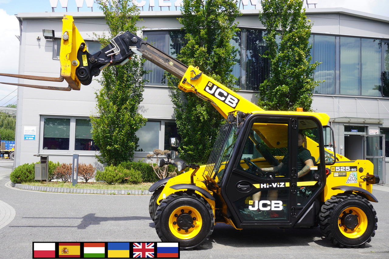 JCB 525-60T5 / 2022 / 860 MTH! / 2.5 T / Reach 6 m / joystick - Cargadora de ruedas telescópica: foto 1 JCB 525-60T5 / 2022 / 860 MTH! / 2.5 T / Reach 6 m / joystick - Cargadora de ruedas telescópica: foto 1
